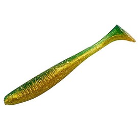Bait Breath Egg Tail Shad 3.4" #958 Gold Green