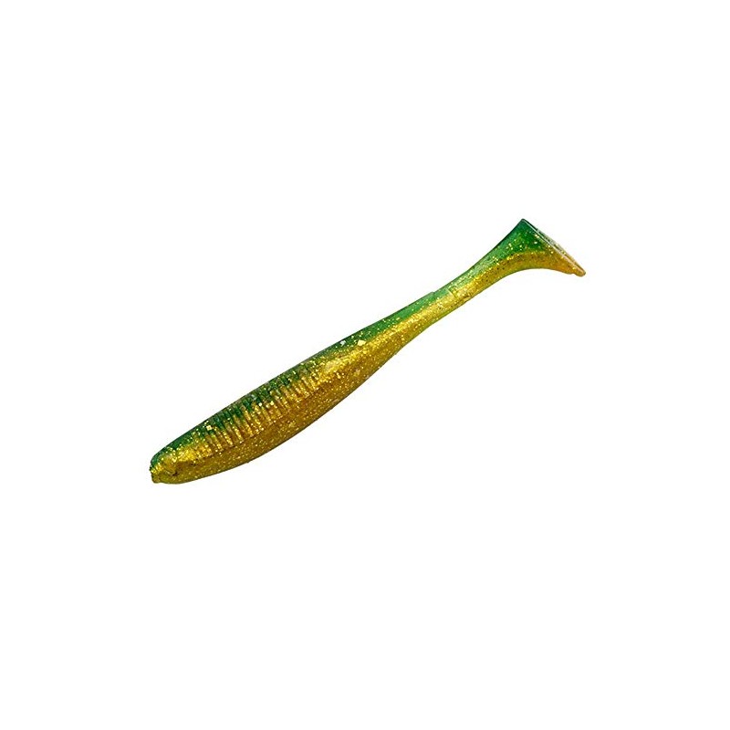 Bait Breath Egg Tail Shad 3.4" #958 Gold Green