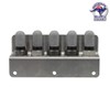Universal 5 Port / 5 Point Diff Breather Kit Red