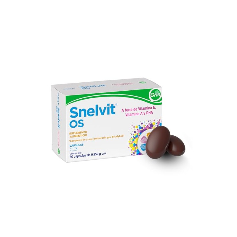 Snelvit Os Suplemento Alimenticio Oftálmico Con 60 Cápsulas