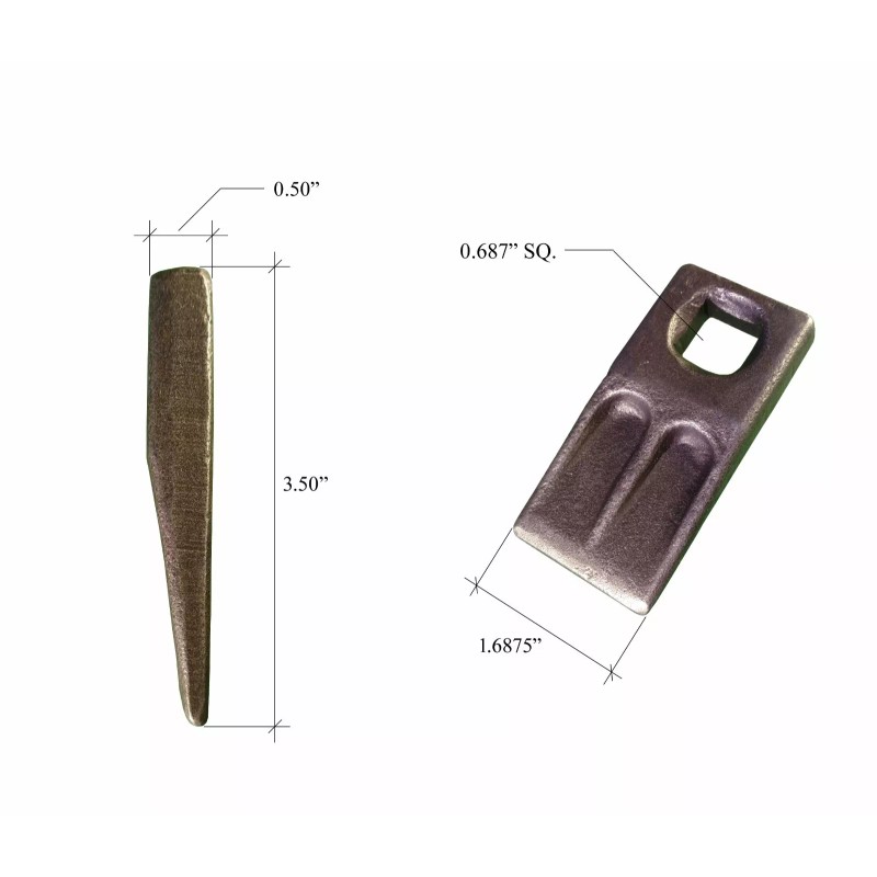 LM 6 - Square Hole Replacement Auger Teeth w/ Hardware
