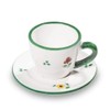 GMUNDNER KERAMIK Espresso for you Gourmet Crockery Set, Scattered Flower,
