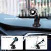Car Mount, Magnetic Car Phone Holder, 360° Rotating Adjustable and