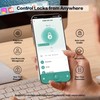 Keylynx 4-in-1 Smart Door Lock with APP Control, Fingerprint Door