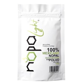 NOPALIGHT | Polvo De Nopal Deshidratado Natural 100 g | Alta Fibra, Libre De Azúcar, Ayuda a La Salud Digestiva, Ideal Para Alimentos y Bebidas