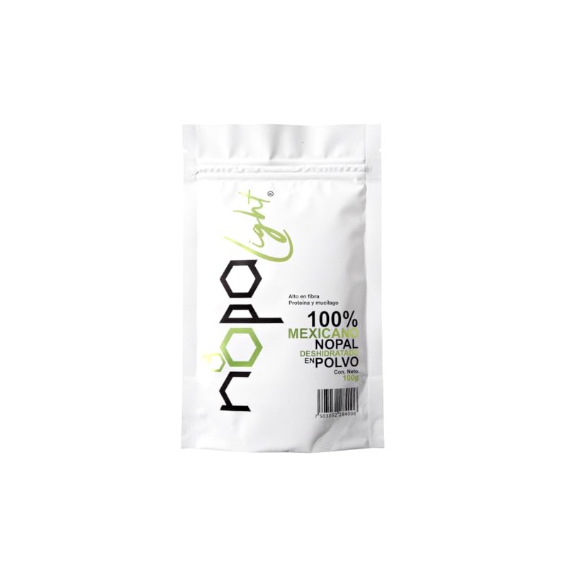 NOPALIGHT | Polvo De Nopal Deshidratado Natural 100 g |