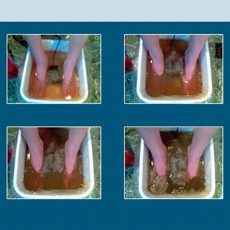 Desintoxicación de Baño de Pies Iónicos, 10 Matrices Redondas de