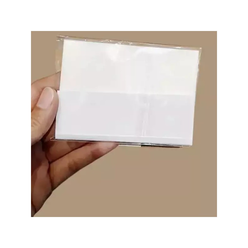 Generic 내추럴 페이스 오일 블로팅 페이퍼 화이트 프리미엄 품질 대형