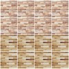 Attuslla 16 PCS Miniature Mini House Floor Tiles Self Adhesive