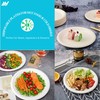 AAN 100% Compostable Biodegradable Paper Plates, Heavy-Duty Eco-Friendly Disposable Bagasse