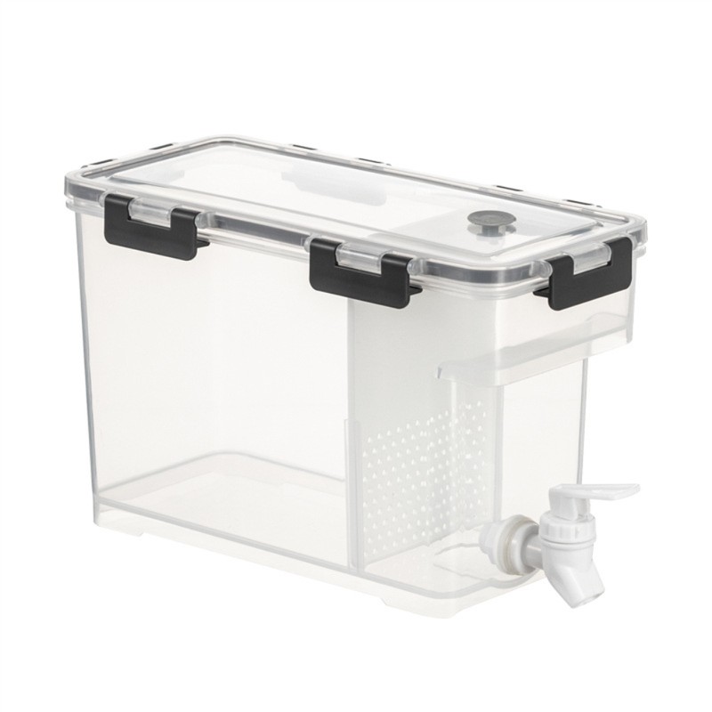 3.5 L Plastic Drink Dispenser Beverage Dispenser with Spigot Iced