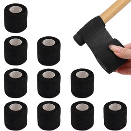 Sekonow 10 Rolls Chair Leg Floor Protectors Wraps for Hardwood Floors - Fit All Shapes Legs - Self Adhesive Chair Table Furniture Leg Covers Caps Reduce Noise, Total 148FT (Black, 148FT)