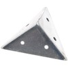 Merriway® BH01162 (4 Pcs) Zinc Plated Pyramid Corner Angle Bracket