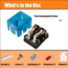 NVMIDTC JQX-62F-2Z DC 24V 80A Electromagnetic Relay Set with Ring