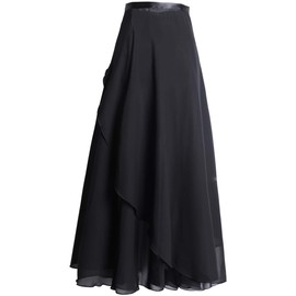 Falda de ballet para mujer, Negro -, One Size