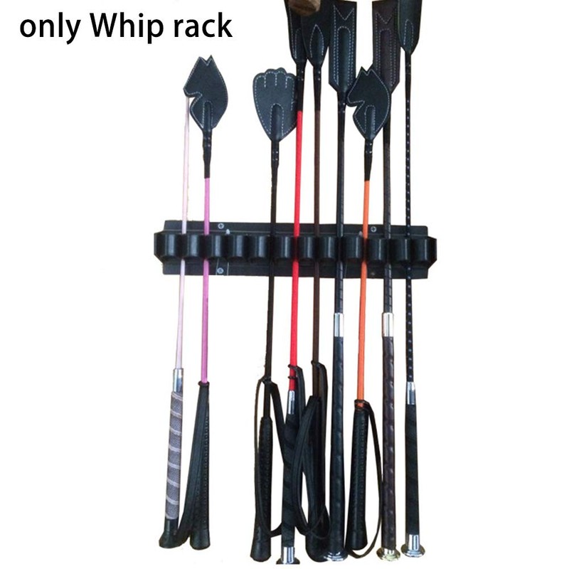 Tonquu Whip Rack Holder,Multifunctional Wall Mounted Whip/Crop Holder