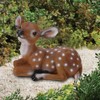 Simulated Sika Deer Garden Decor Scene House Patio Ornaments Resin