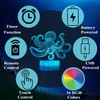 POSSHE Octopus Night Light, 3D Illusion Night Light Lamp, Octopus