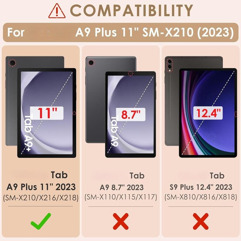 Compatible with Tab A9 Plus Case 11 Inch 2023, with