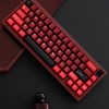 PBT Keycaps Set 164Keys Cherry Profile Red Black Keycaps 60%