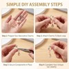 60 Pcs Clip Earring Converters for Jewelry Making