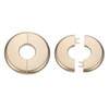 HARFINGTON 2pcs Wall Split Flange 26.5mm/1" Self-Adhesive Plumbing Cover Plates