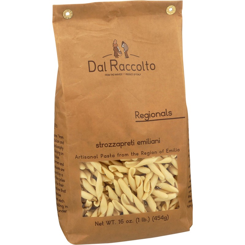Dal Raccolto Pasta - Strozzapreti Emiliani, 1 lb Bag