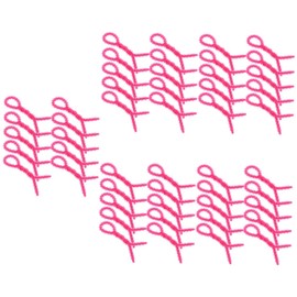 Vaguelly 50 Pcs Spiral Hair Rollers No Heat Curling Perm Rods for Women Small for Long Hair DIY Curls Lightweight Compact for Home Travel Use