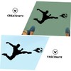 CORHAD Soccer Ball Wall Decal Removable Sticker Sports Themed Decor