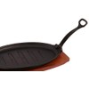 Happy Sales HSS-TBSP2, Cast Iron Steak Plate Set Medium 5.5"