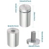 Stainless Steel Standoff Screws, 20Pcs 1/2 x 1 Inch Wall