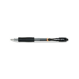(6 Pack Value Bundle) PIL31002 G2 Premium Retractable Gel Ink Pen, Refillable, Black Ink, .5mm