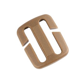 TACNEX Tactical Backpack Strap Clip Removable Webbing Keeper Buckle for Sling Bags Harness MOLLE Military Strap Adjustable Anti-Slip End Holder Replacement Stays Fasteners (2, Coyote Brown, 1 1/2")