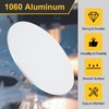 sourcing map 5Pcs Aluminum Disc, 4"(100mm) Diameter 0.12"(3mm) Thickness Round