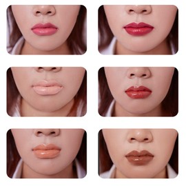 PARAMISS Lip Gloss Pigment Powder Natural Lip Dye 5 Colors x 10G and White Metallic Shimmer Pearl Glitter Pigment Powder for Lip Gloss Lipstick Eyeshadow Cosmetic Grade Lip Gloss Color Pigment