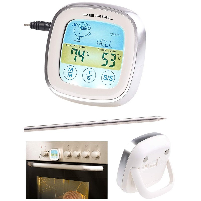 Rosenstein & Söhne Oven Thermometer: Set of 2 Roasting &