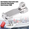 Boat Stainless Steel Locker Latch Clamp Anti Rattle Marine Hatch