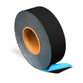 ifloortape DuraMark RPT-750 Black Reflective Pavement Marking Tape – Bast Certified Slip Resistant Premium Durability Outdoor Heavy-Duty Rubber Base (2 Inches x 18 Feet)