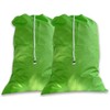 eco2go Extra Large Heavy Duty Laundry Bag, Lime Green, (2