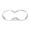 WJSYSHOP Bra Cookie Cutter Stainless Steel
