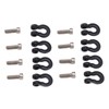 8pcs Metal Front Rear Bumper Trailer Hook for 1/24 RC