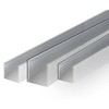 Aluminium U-Profile Rail Rolled Blank Aluminium Profile 25 x 25