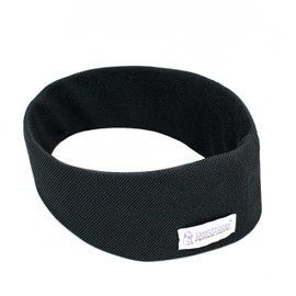 SleepPhones Auriculares inalámbricos para dormir por AcousticSheep V8 | Batería de 24 horas | Auriculares Bluetooth originales y más cómodos para dormir (Grande, tono negro Breeze)