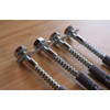 SpeedwellStar M10x100x5 Coach Bolt Screw Zinc Plated Wood Masonry Rawlplug