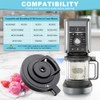 Outer Bowl Lid for Ninja Creami Deluxe Ice Cream Makers,