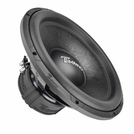 Timpano 15 Inch Subwoofer D4 1600 Watts Max Power Dual 4 Ohm, 15 Subwoofer Speaker 16 mm Xmax, TPT-T1500-15 D4, 2.6 in Voice Coil, Double Stacked Magnet Sub Woofer for Car Audio Systems (Single)