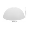 Garneck Pack of 2 Plastic Lampshade, Floor Lampshade, Replacement Plastic