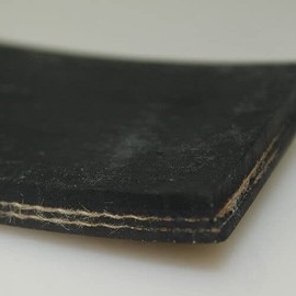 12 Inch Wide 2 Ply 220 1/8 Inch Top Cover X 1/16 Inch Bottom Cover Rubber Conveyer Belt Material (10 Foot Length)