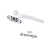 UTALIND 2 Pcs White Window Handle, Zinc Alloy Right Side