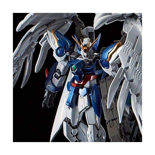 Bandai RG Wing Gundam Zero EW & Dryzburk [Titanium Finish] 1/144 Blue